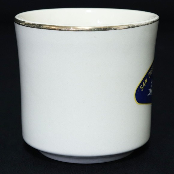 Boy Scouts VTG BSA Ceramic Mug San Diego County Council California Bear Ship Cup - Picture 2 of 6